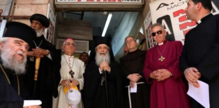 Des églises protestent contre l’acquisition de biens par des colons israéliens