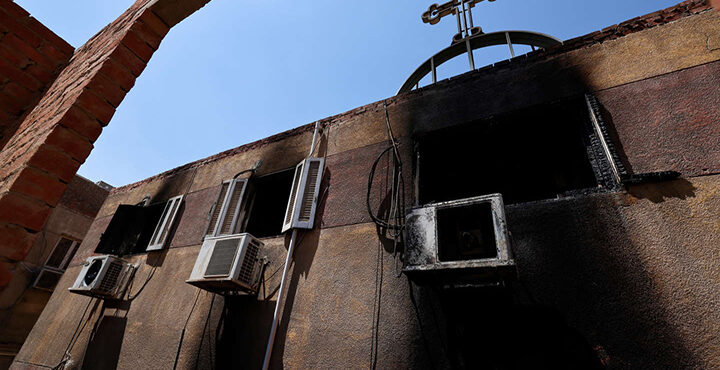 Egypte: 41 morts dans l’incendie d’une église copte