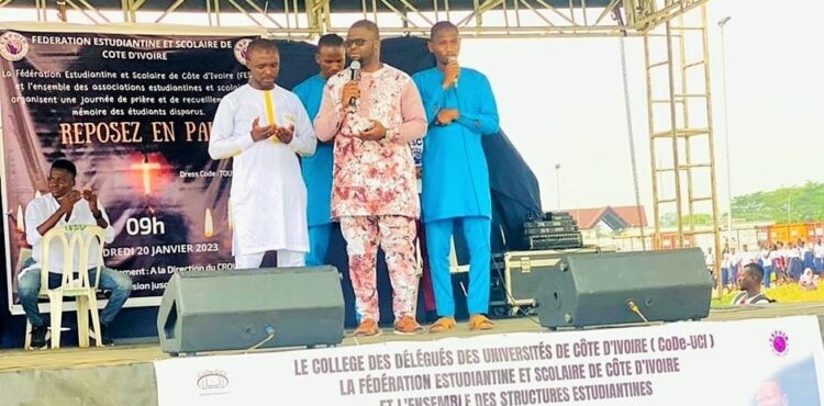Côte d’Ivoire / la FESCI organise une journée de prière et de recueillement