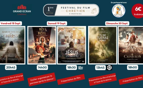 France/ 1er festival du film chrétien à Montaigu