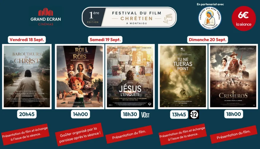 France/ 1er festival du film chrétien à Montaigu